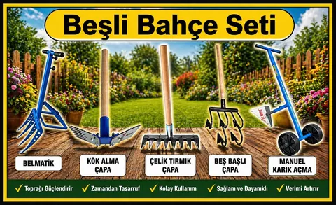 5'Li Bahçe-Toprak İşleme Seti