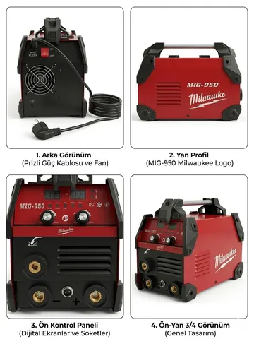 950 300 Amper Gazsız Gazaltı Kaynak Makinesi