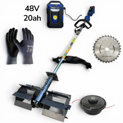 48V Sırt Çantalı Akülü Ot Kesme Ve Çapa Makinesi